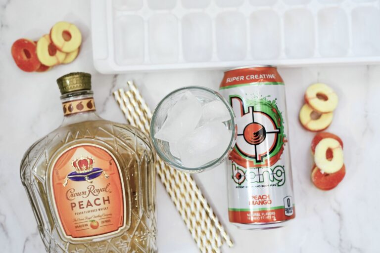 Crown Royal Peach Bang Cocktails and Appetizers