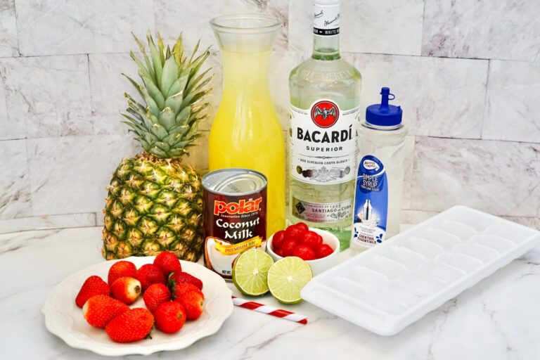 Miami Vice Cocktail - Cocktails and Appetizers