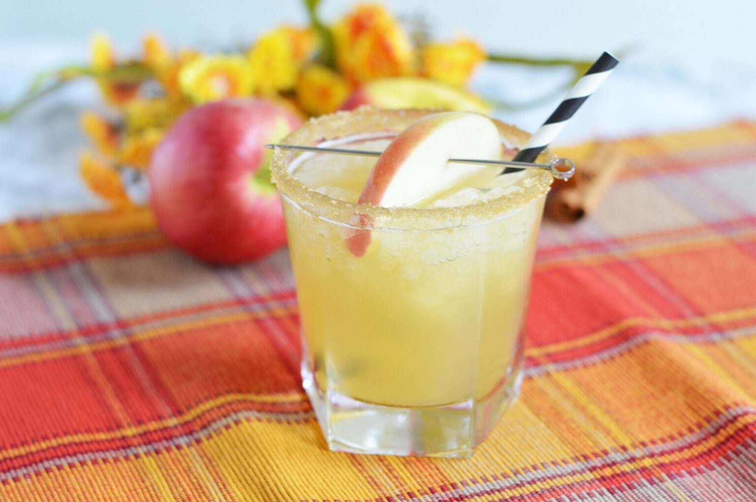 Caramel Vodka Apple Cider Slush Cocktails and Appetizers